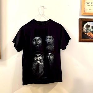 Women’s Short Sleeved T-Shirt, Black, Gray, Duck Dynasty, No Tags